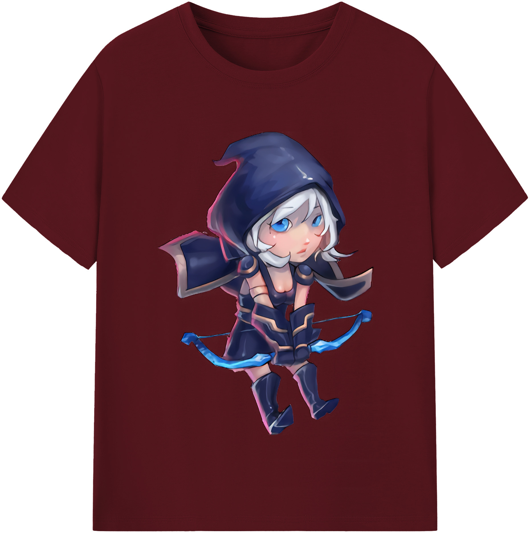 リーグ・オブ・レジェンド League of Legends LOL 綿100％半袖Tシャツ（フロントプリント）